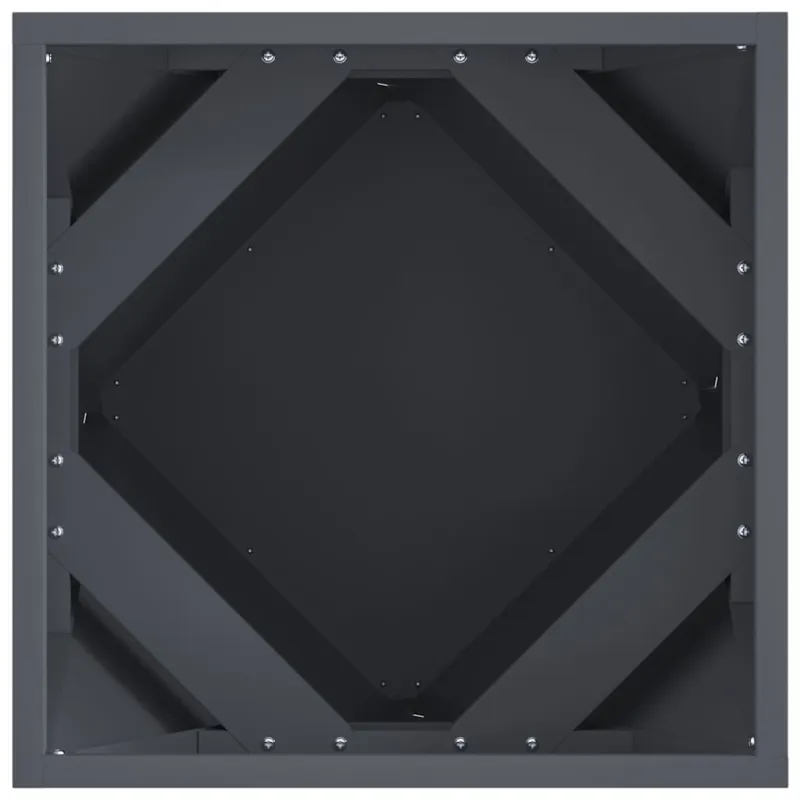 Lovelis 2 pcs Antracitas 40 x 40 x 40 cm Plienas
