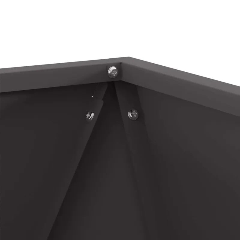 Lovelis 2 pcs Juoda 50 x 50 x 50 cm Plienas