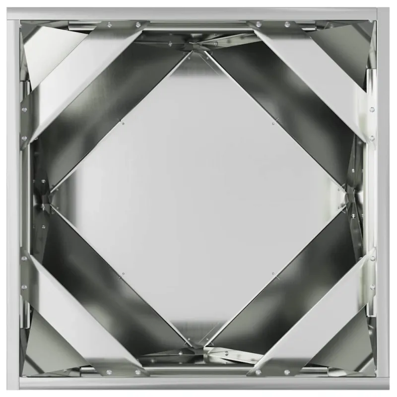 Lovelis 2 pcs Sidabro 50 x 50 x 50 cm Cinkuota plienas