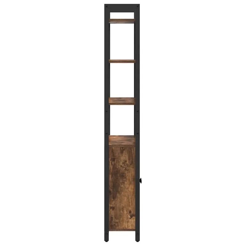 Knygų spinta Rūkyta ąžuolas 60 x 24 x 161 cm Apdirbta mediena