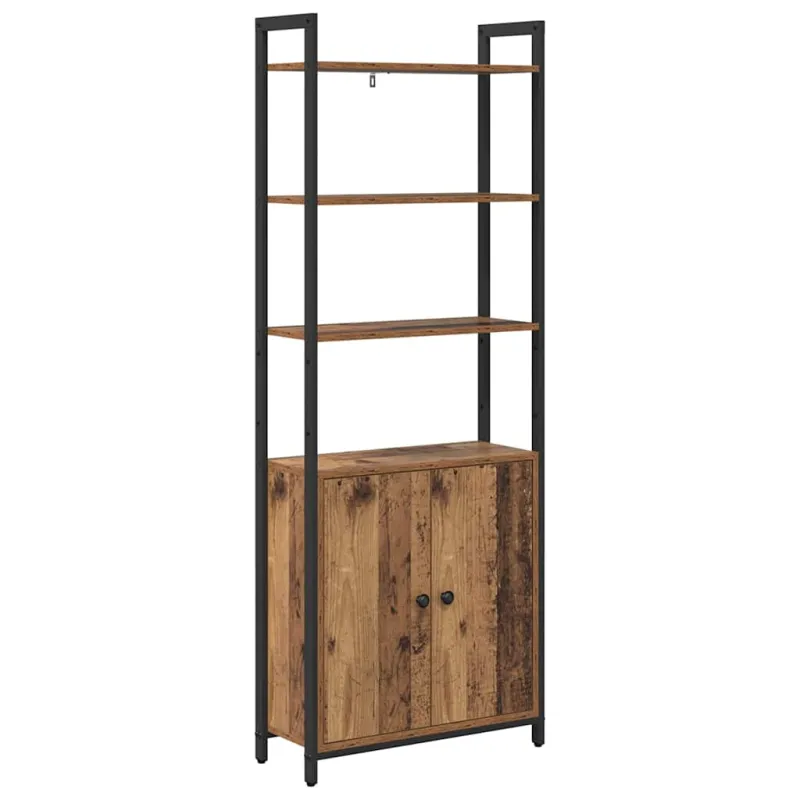 Knygų spinta Senovinis medis 60 x 24 x 161 cm Apdirbta mediena
