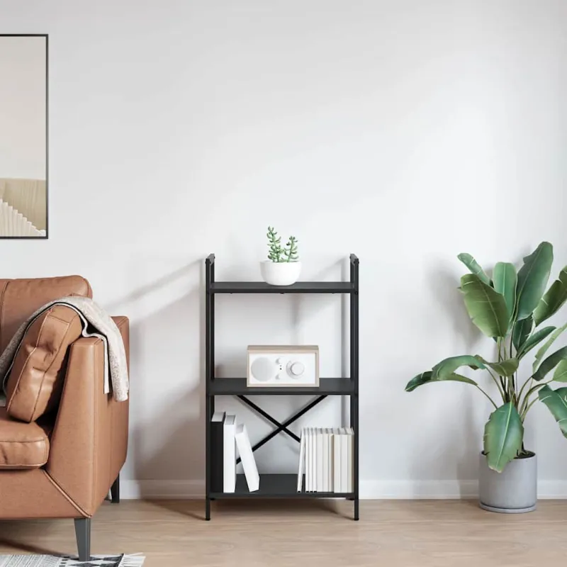 Knygų lentyna Juodas ąžuolas 56 x 34 x 96 cm Apdirbta mediena