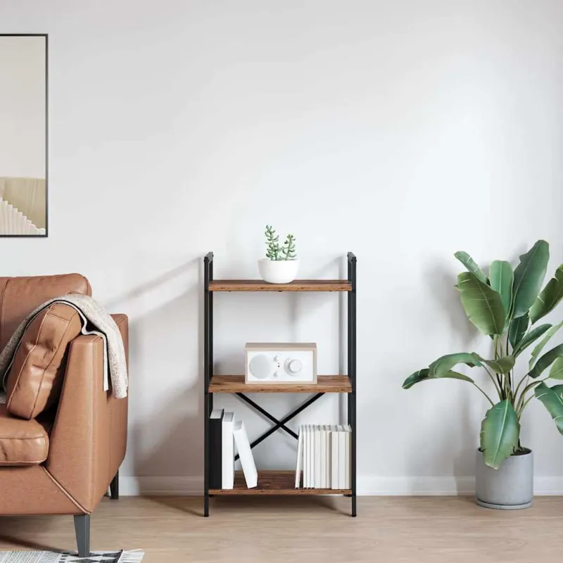 Knygų lentyna Senovinis medis 56 x 34 x 96 cm Apdirbta mediena