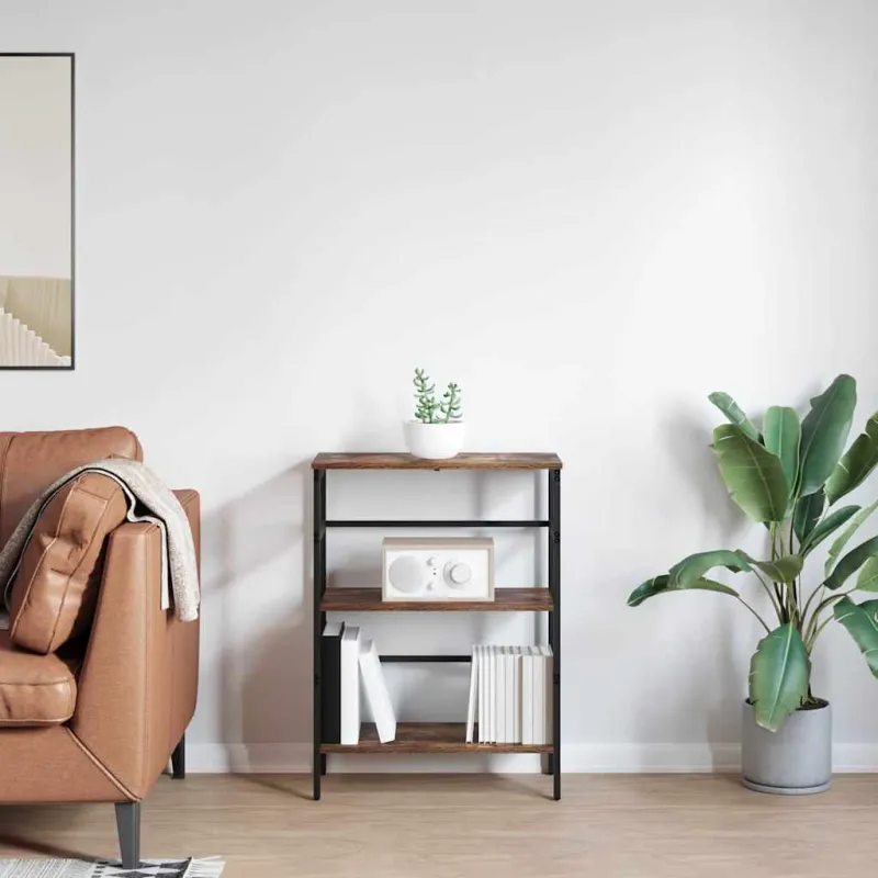 Knygų lentyna Rūkyta ąžuolas 60 x 29,5 x 81 cm Apdirbta mediena