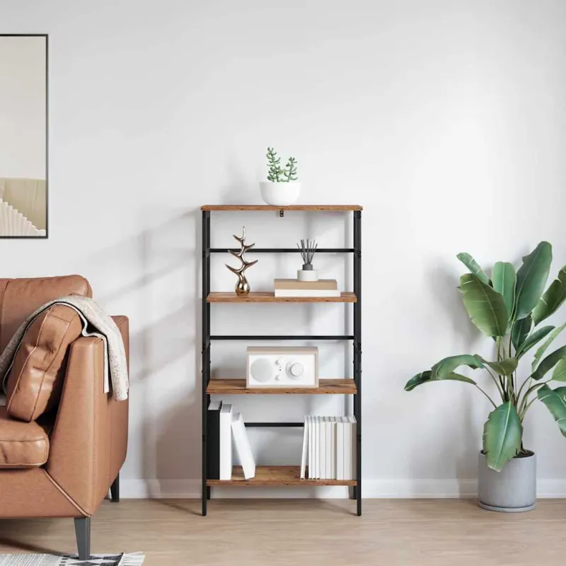 Knygų lentyna Senovinis medis 60 x 29,5 x 115 cm