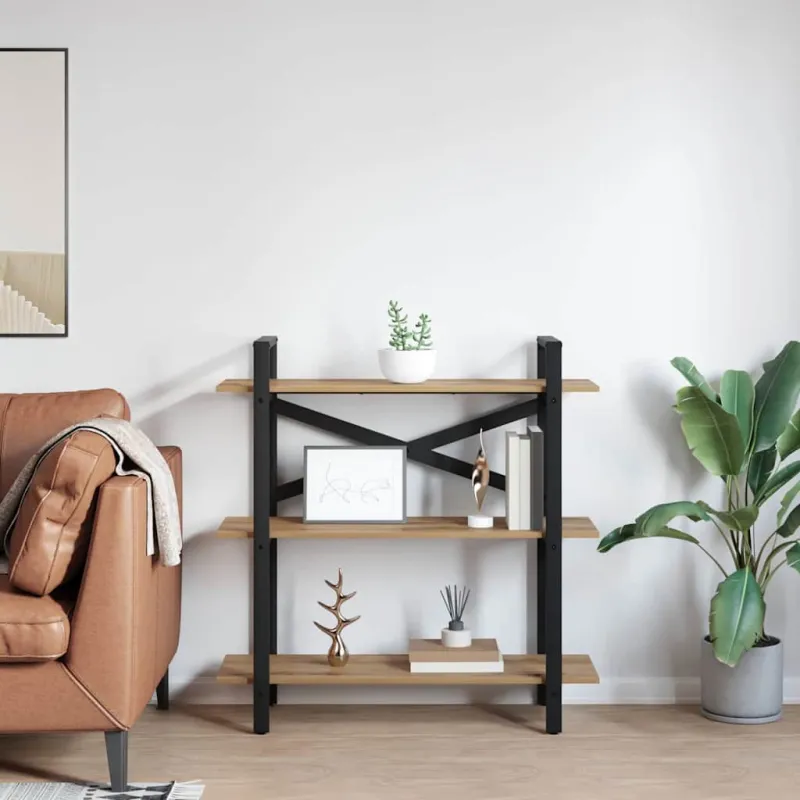 Knygų lentyna Amatininkų ąžuolas 100 x 33,5 x 102 cm