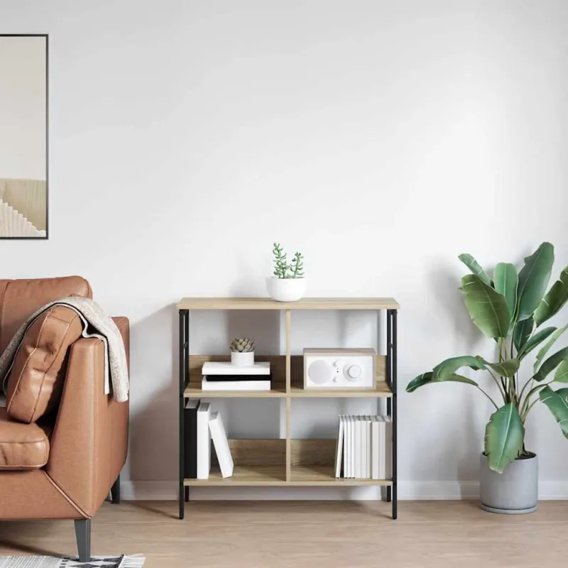 Knygų lentyna Sonoma ąžuolas 82 x 32 x 79 cm Apdirbta mediena