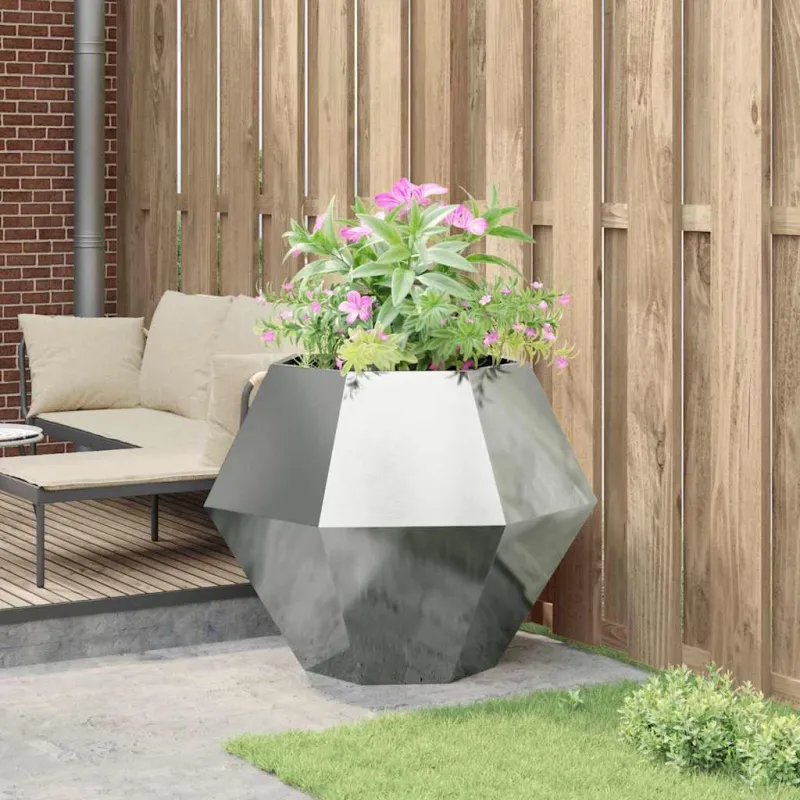 Lovelis Sidabro 100 x 100 x 80 cm Cinkuota plienas
