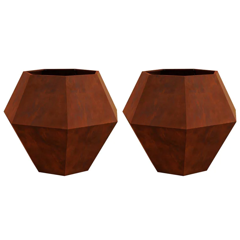 Lovelis 2 pcs Rūdijanti 100 x 100 x 80 cm