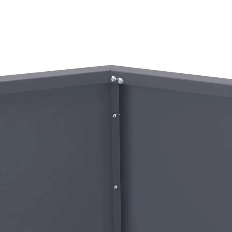 Lovelis Antracitas 75 x 75 x 60 cm Plienas