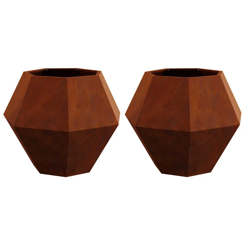 Lovelis 2 pcs Rūdijanti 75 x 75 x 60 cm