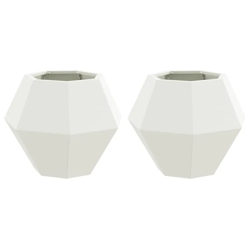 Lovelis 2 pcs Balta 50 x 50 x 40 cm Plienas