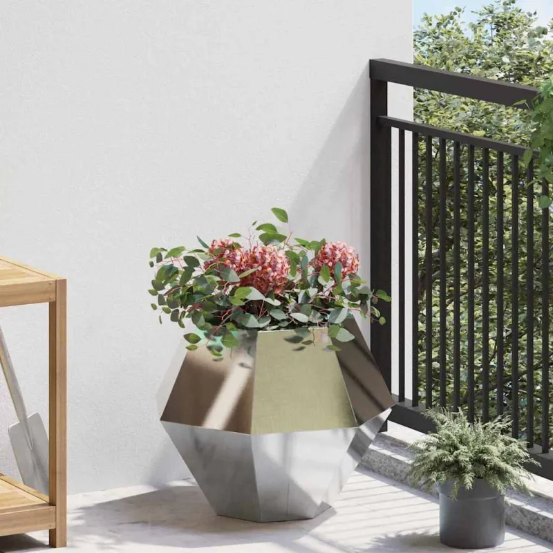 Lovelis 2 pcs Sidabro 50 x 50 x 40 cm Nerūdijantis Plienas