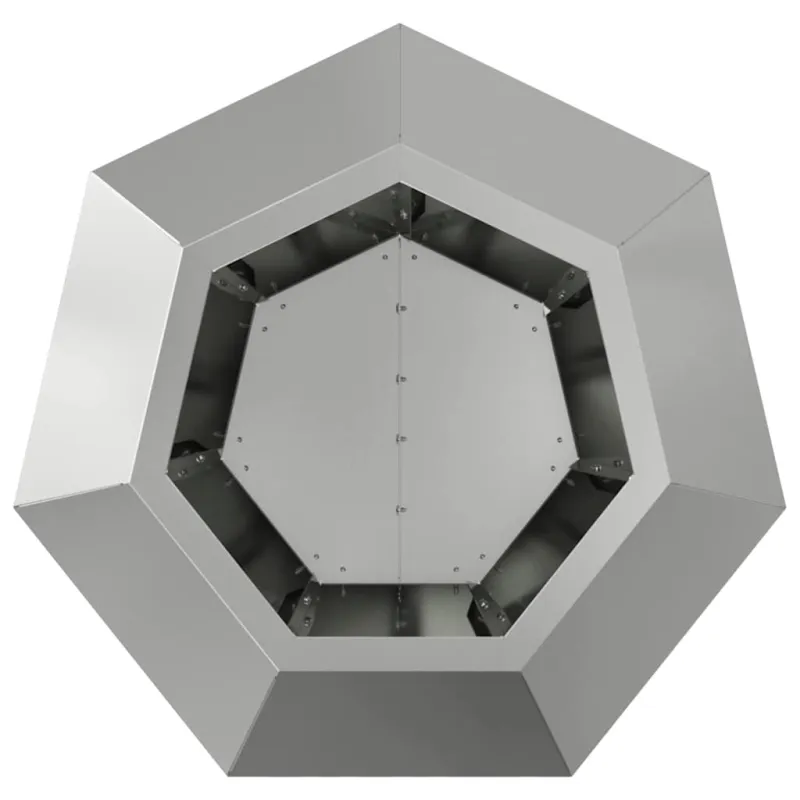 Lovelis 2 pcs Sidabro 50 x 50 x 40 cm Cinkuota plienas