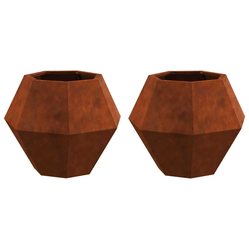 Lovelis 2 pcs Rūdijanti 50 x 50 x 40 cm