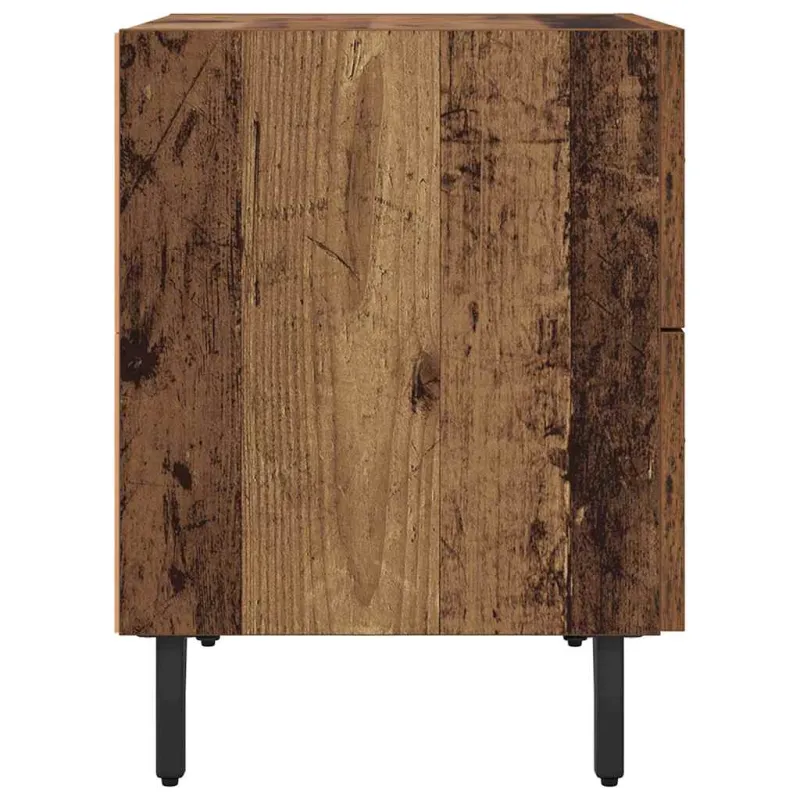 Šalia lovos spintelė 2 pcs Senas medis 40 x 35 x 47,5 cm