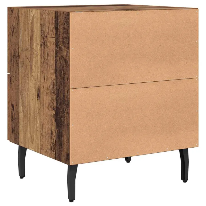 Šalia lovos spintelė 2 pcs Senas medis 40 x 35 x 47,5 cm