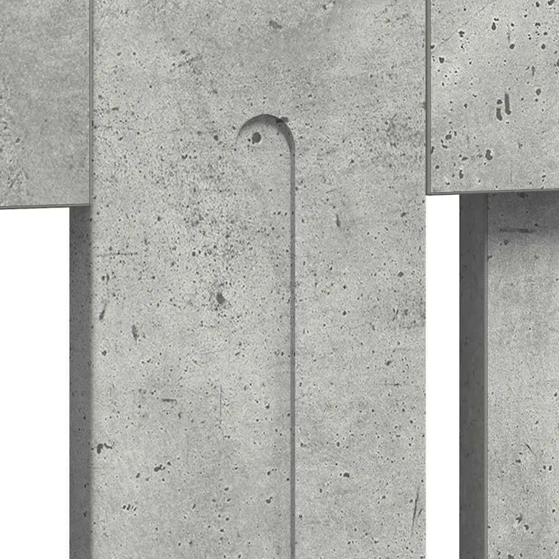 Radiatoriaus dangtis Betono pilka 112 x 19 x 81,5 cm