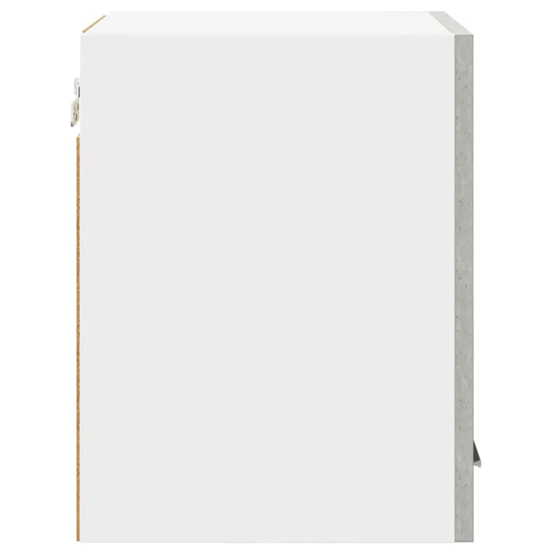 Pakabinama spintelė 2 pcs Betono pilka ir balta 30 x 31 x 40 cm