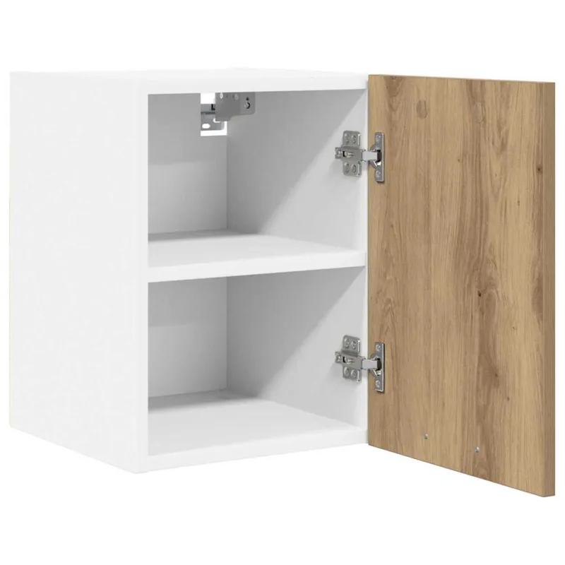 Pakabinama spintelė 2 pcs Amatininkų ąžuolas ir baltas