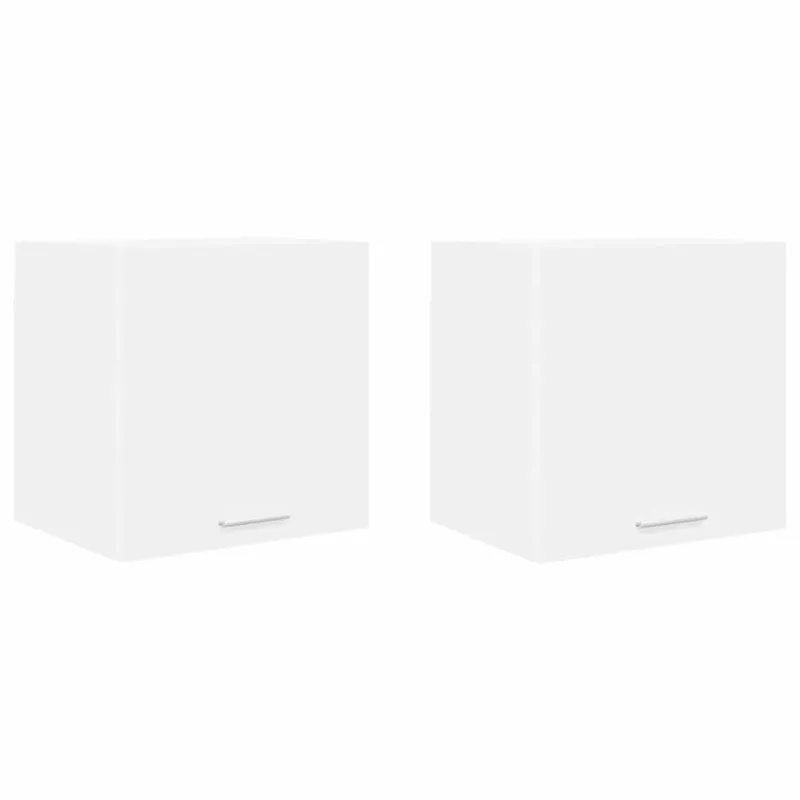 Pakabinama spintelė su saugykla 2 pcs Balta 40 x 31 x 40 cm
