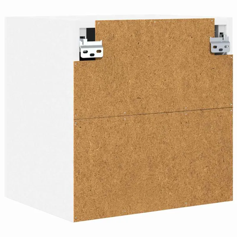 Pakabinama spintelė su saugykla 2 pcs Balta 40 x 31 x 40 cm