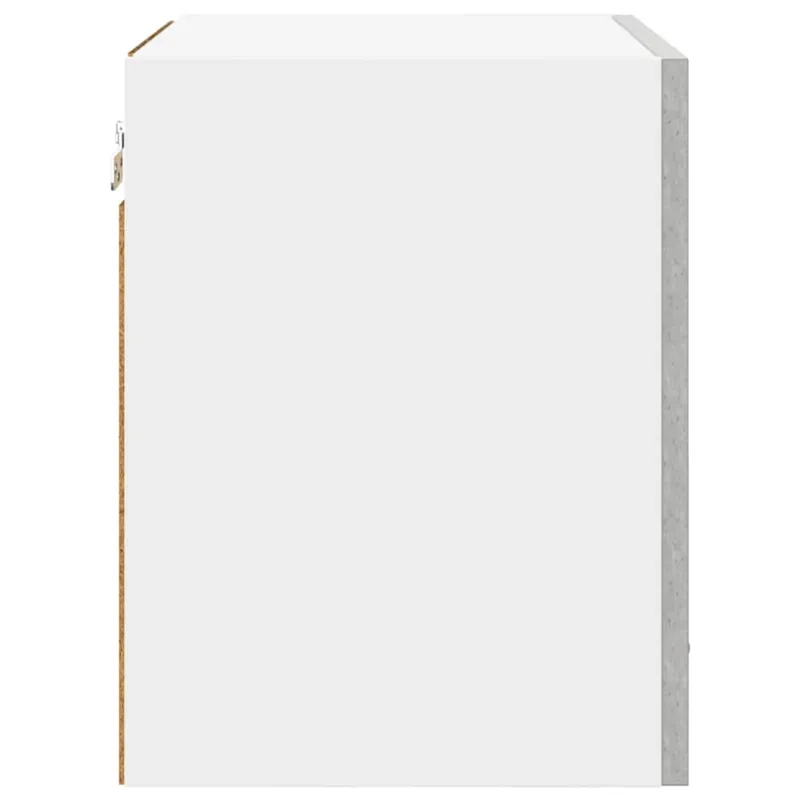 Pakabinama spintelė 2 pcs Betono pilka ir balta 40 x 31 x 40 cm