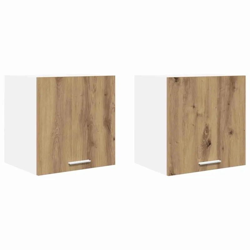 Pakabinama spintelė 2 pcs Amatininkų ąžuolas ir baltas