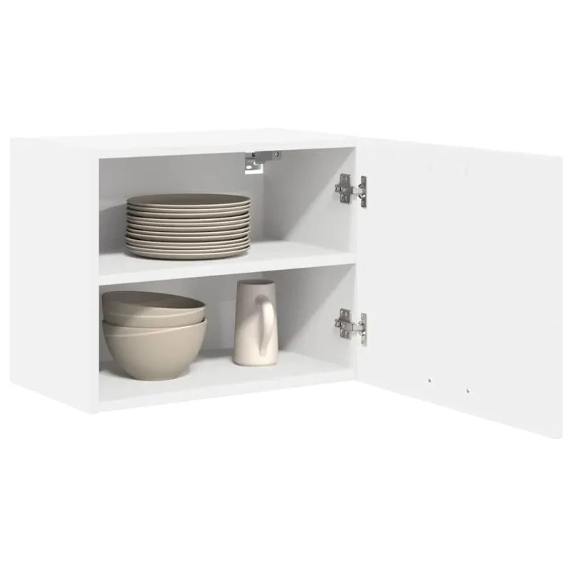Pakabinama spintelė su saugykla 2 pcs Balta 50 x 31 x 40 cm