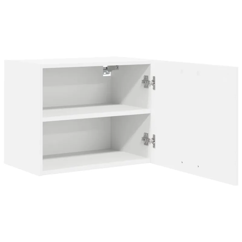 Pakabinama spintelė su saugykla 2 pcs Balta 50 x 31 x 40 cm