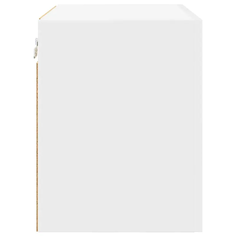 Pakabinama spintelė su saugykla 2 pcs Balta 50 x 31 x 40 cm
