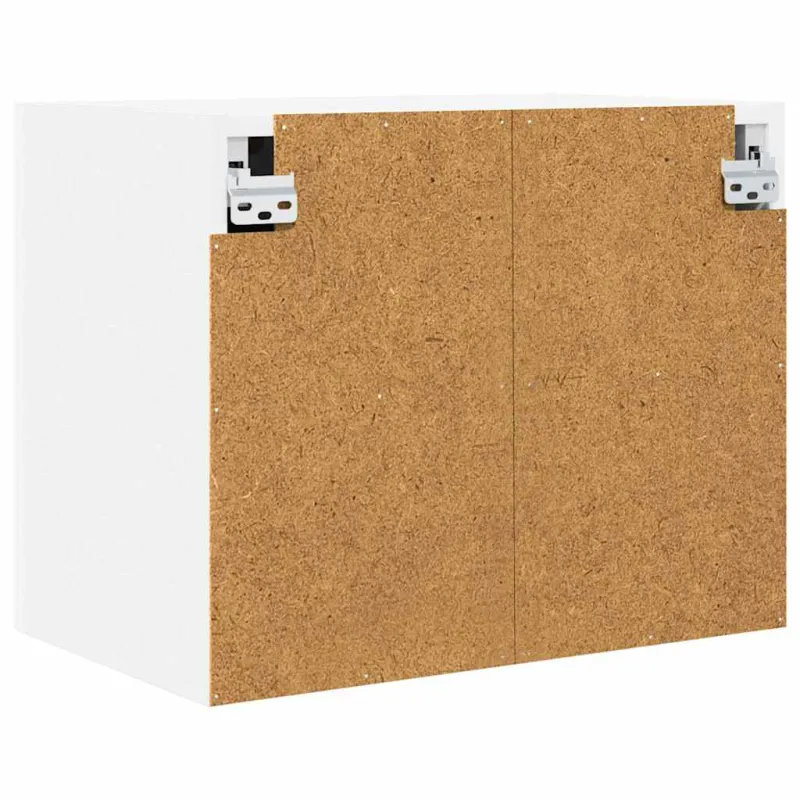 Pakabinama spintelė su saugykla 2 pcs Balta 50 x 31 x 40 cm