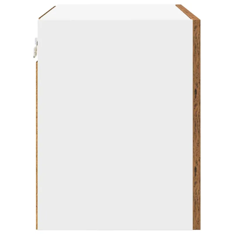 Pakabinama spintelė Senos medienos ir baltos 50 x 31 x 40 cm