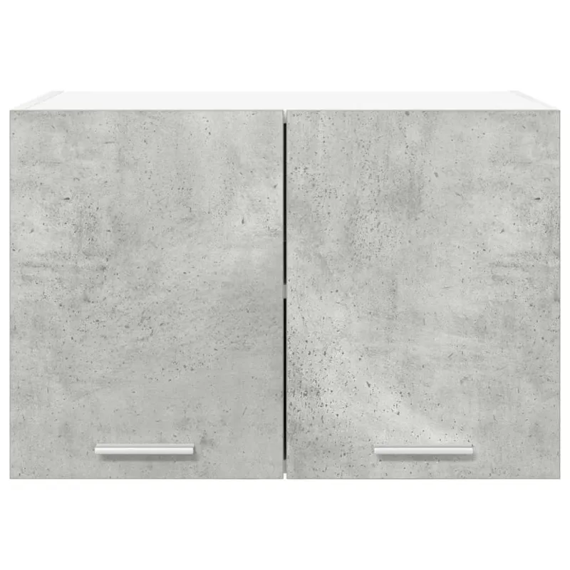 Pakabinama spintelė 2 pcs Betono pilka ir balta 60 x 31 x 40 cm
