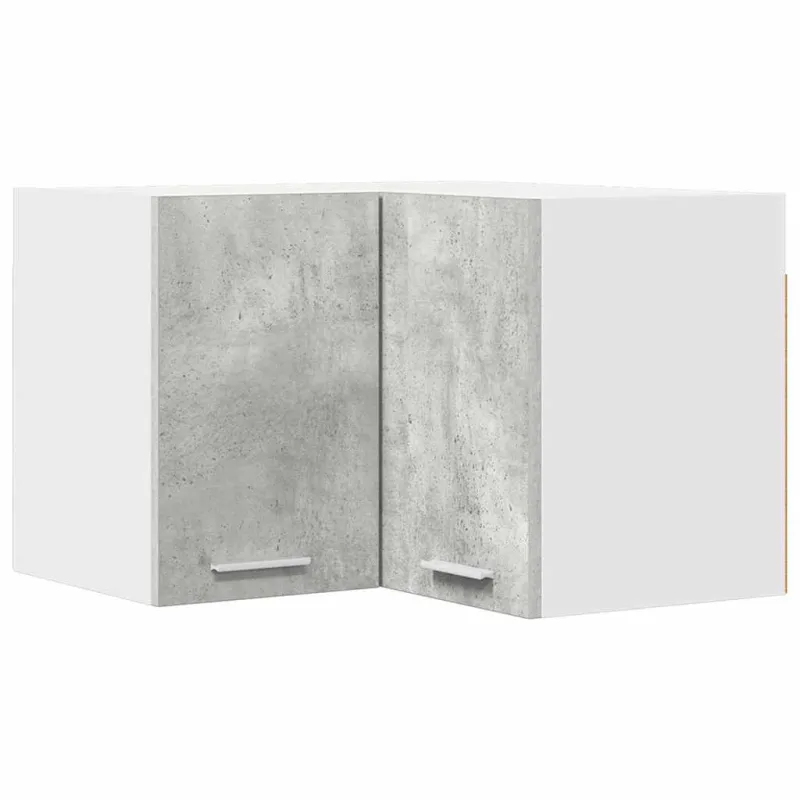 Pakabinama spintelė Betono pilka ir balta 57 x 57 x 40 cm
