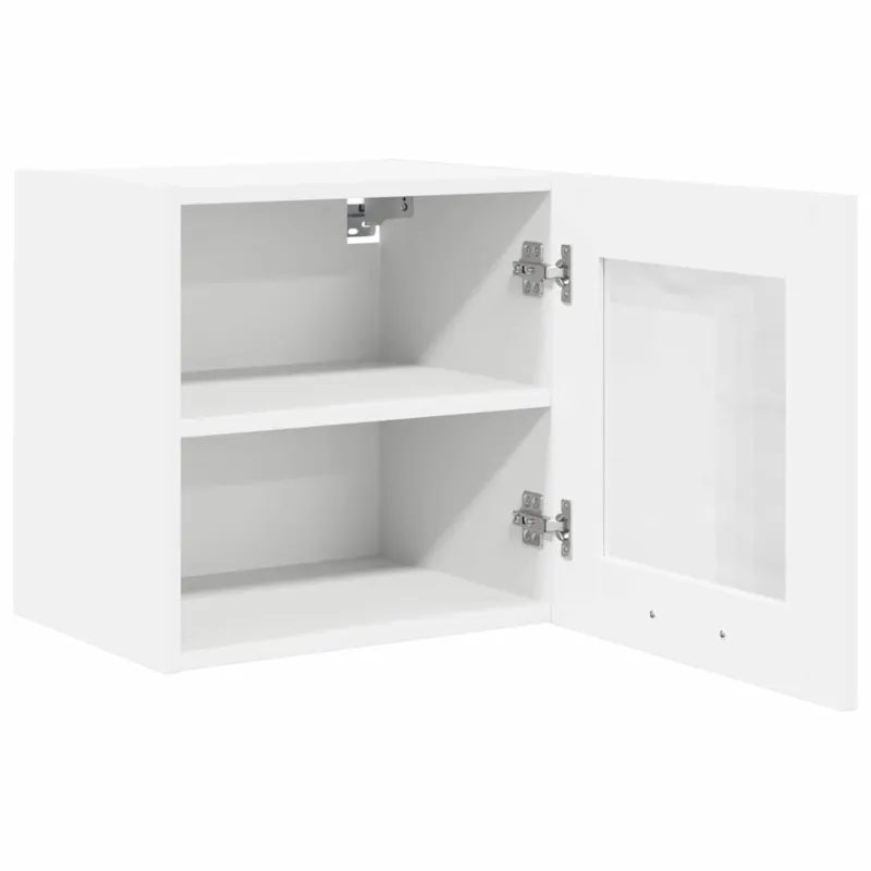 Pakabinama spintelė su saugykla 2 pcs Balta 40 x 31 x 40 cm