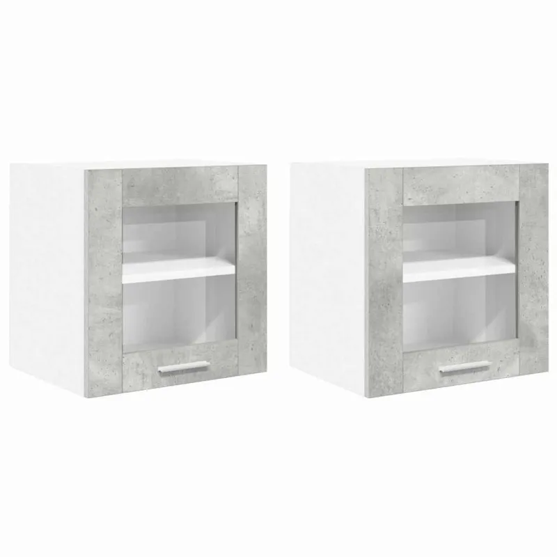 Pakabinama spintelė Riga 2 pcs Betono pilka 40 x 31 x 40 cm