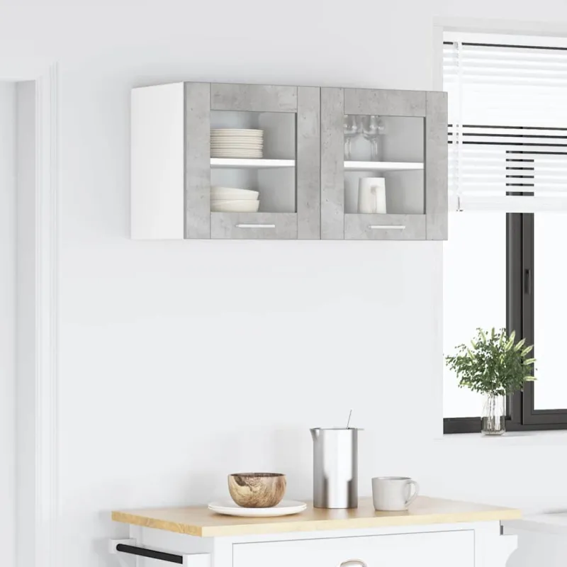Pakabinama spintelė Riga 2 pcs Betono pilka 40 x 31 x 40 cm