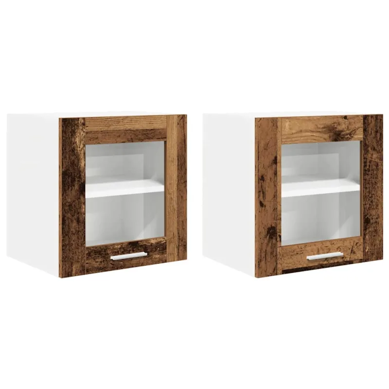 Pakabinama spintelė 2 pcs Senas medis 40 x 31 x 40 cm