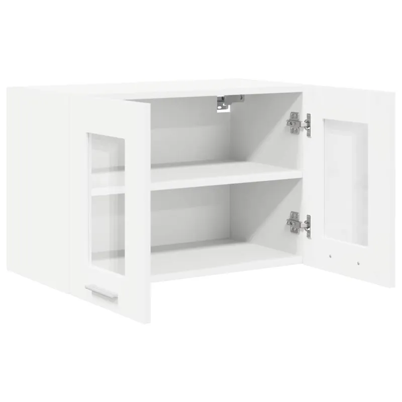 Pakabinama spintelė su saugykla 2 pcs Balta 60 x 31 x 40 cm
