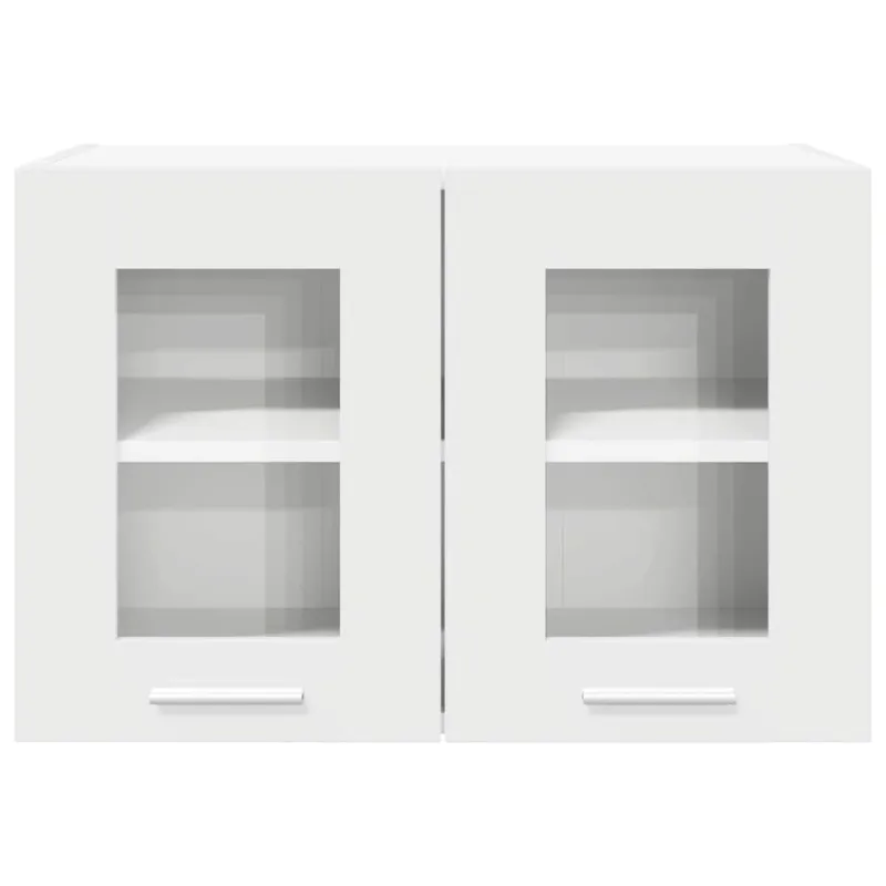 Pakabinama spintelė su saugykla 2 pcs Balta 60 x 31 x 40 cm