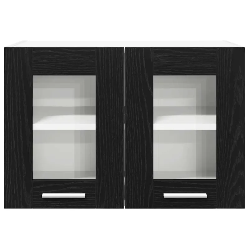 Pakabinama spintelė 2 pcs Juodas ąžuolas 60 x 31 x 40 cm