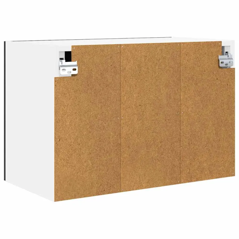 Pakabinama spintelė 2 pcs Juodas ąžuolas 60 x 31 x 40 cm