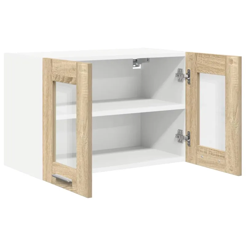 Pakabinama spintelė 2 pcs Sonoma ąžuolas 60 x 31 x 40 cm