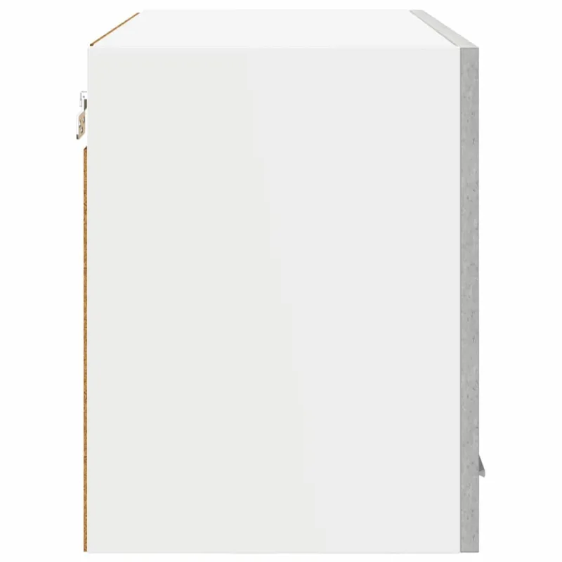 Pakabinama spintelė 2 pcs Betono pilka 60 x 31 x 40 cm
