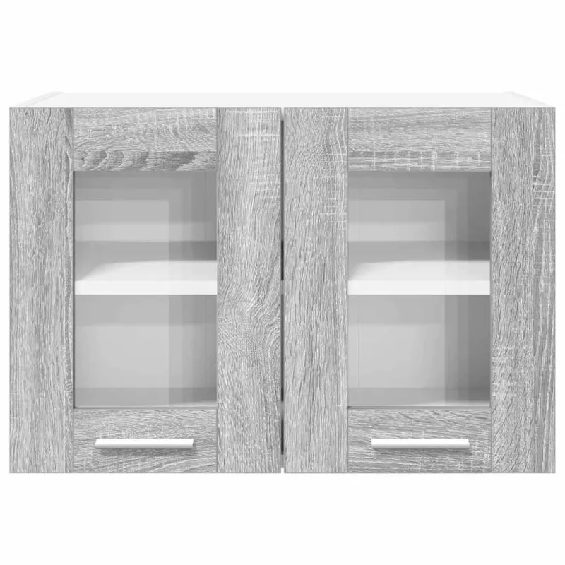 Pakabinama spintelė 2 pcs Pilkas Sonoma 60 x 31 x 40 cm