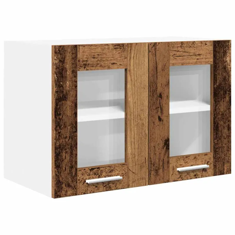 Pakabinama spintelė 2 pcs Senas medis 60 x 31 x 40 cm