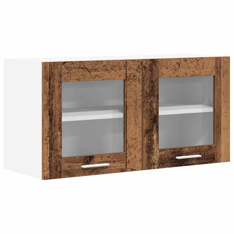 Pakabinama spintelė Senos medienos ir baltos 80 x 31 x 40 cm