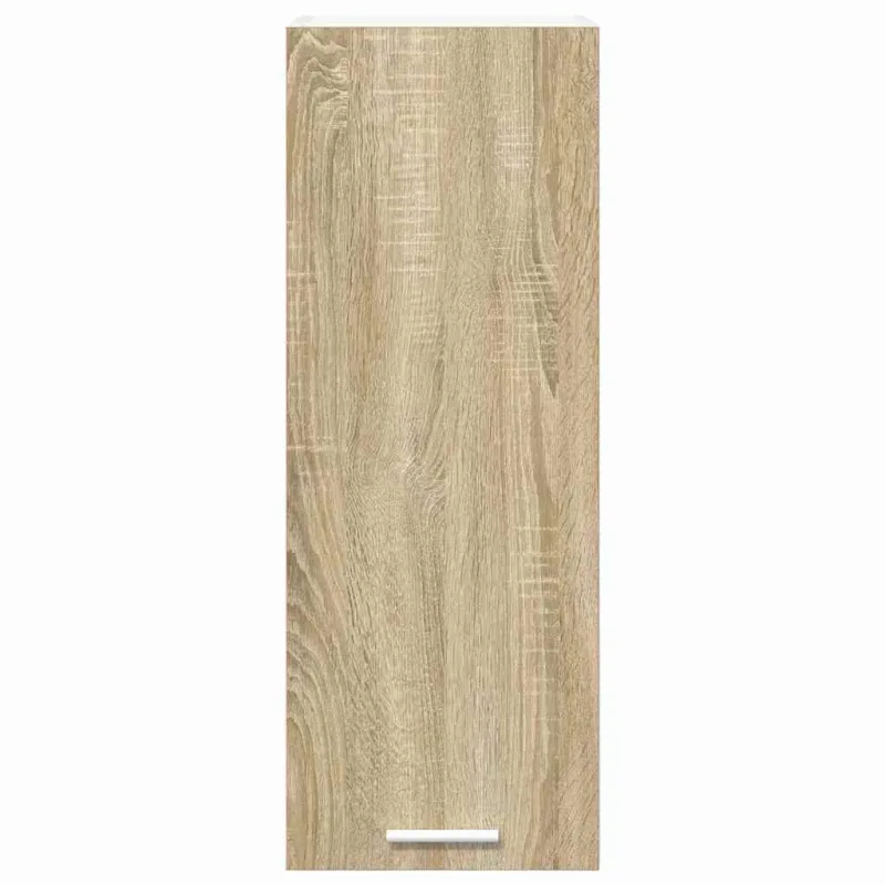 Pakabinama spintelė su saugykla 2 pcs Sonoma ąžuolas ir baltas