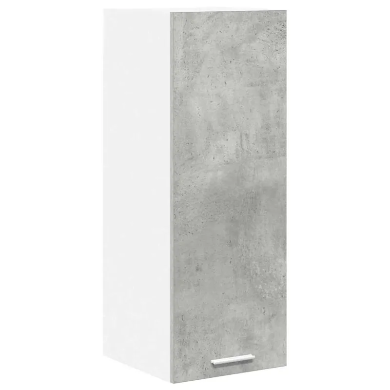 Pakabinama spintelė 2 pcs Betono pilka ir balta 30 x 31 x 80 cm
